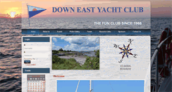 Desktop Screenshot of downeastyachtclub.com